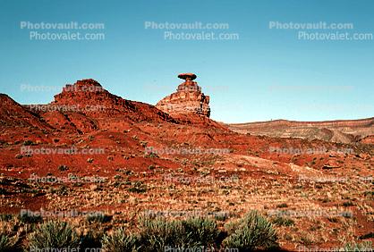 Mexican Hat Rock, erosion, sandstone formation, HooDoo, Spire, Sandstone