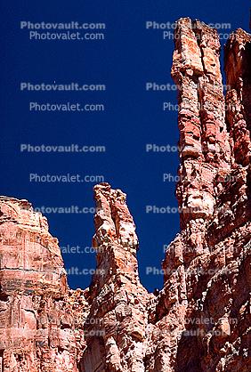 Chimneys, knobs, Canyonlands National Park, HooDoo, Spire, Sandstone