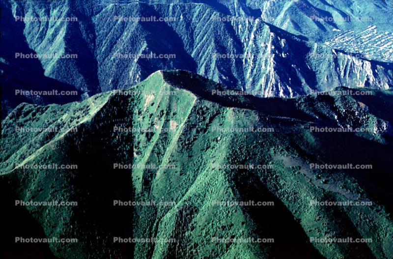 forest mountain range, erosion
