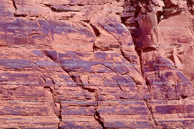 Sheer Cliff, Sandstone, stone, Cracks, east of Moab, Castle Valley