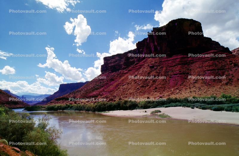Colorado River, east of Moab, Castle Valley, silt, mud, muddy