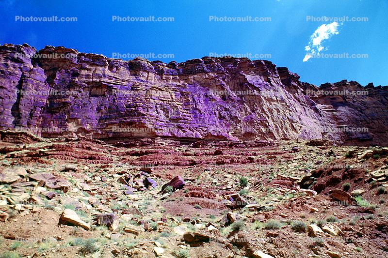 Cliff, Side, Rock, east of Moab, Castle Valley