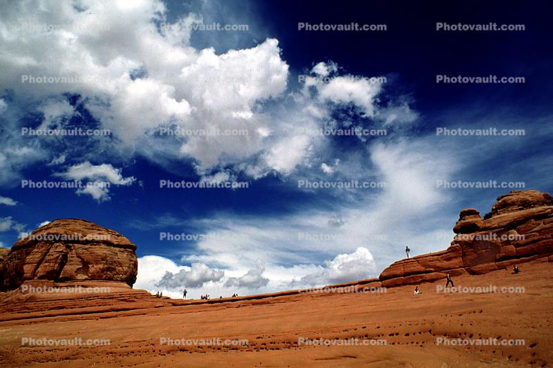 Clouds, cumulus, Arches National Park