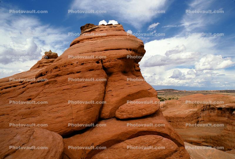 Sandstone Cliff, Stratum, Strata, Layered, Sedimentary rock, Pareidolia