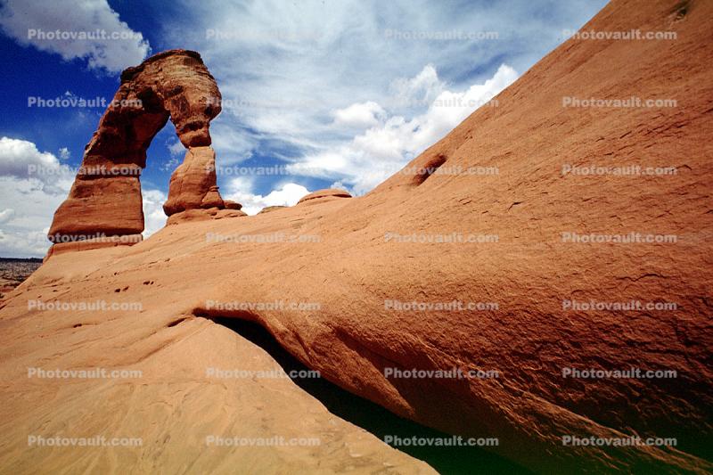Sandstone, Delicate Arch, Arches National Park, geologic feature