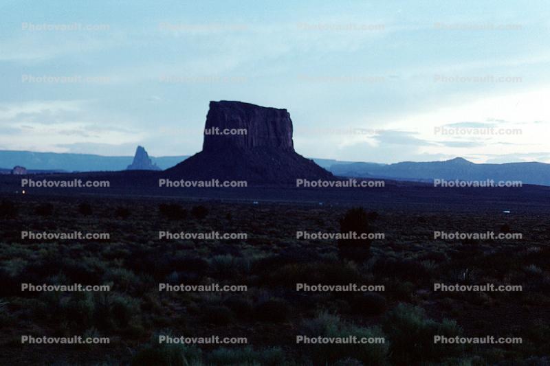Mesa, Monument Valley, 1960s, butte