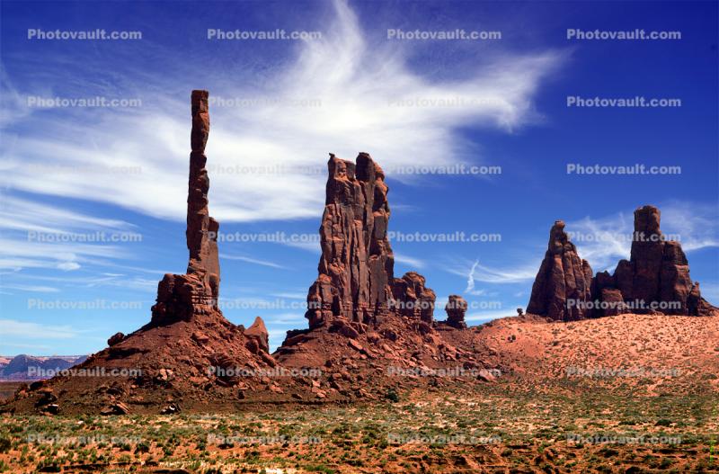 Rock Formations, Knob pillars, sandstone, HooDoos, Spire