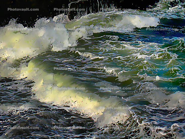 Water painting texture, Paintography