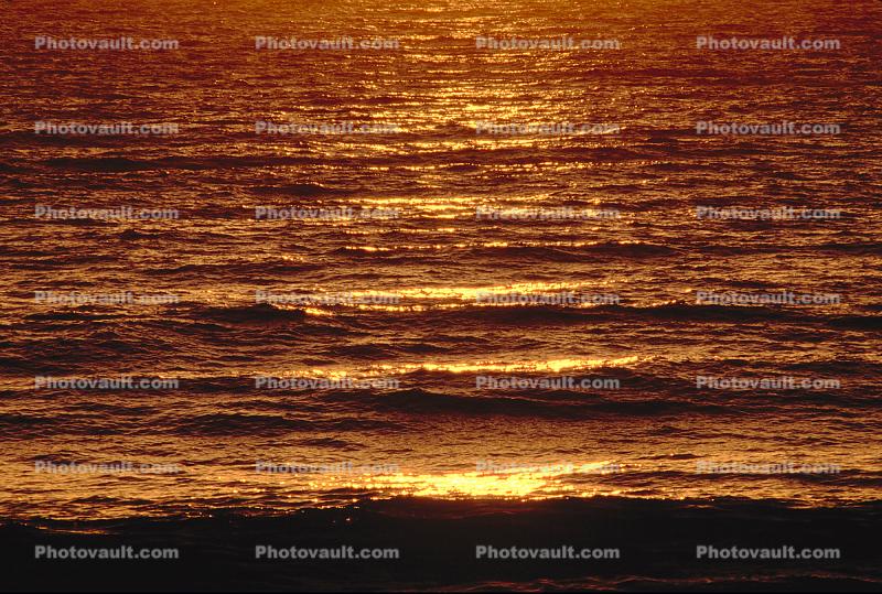 Golden Sunset over the ocean