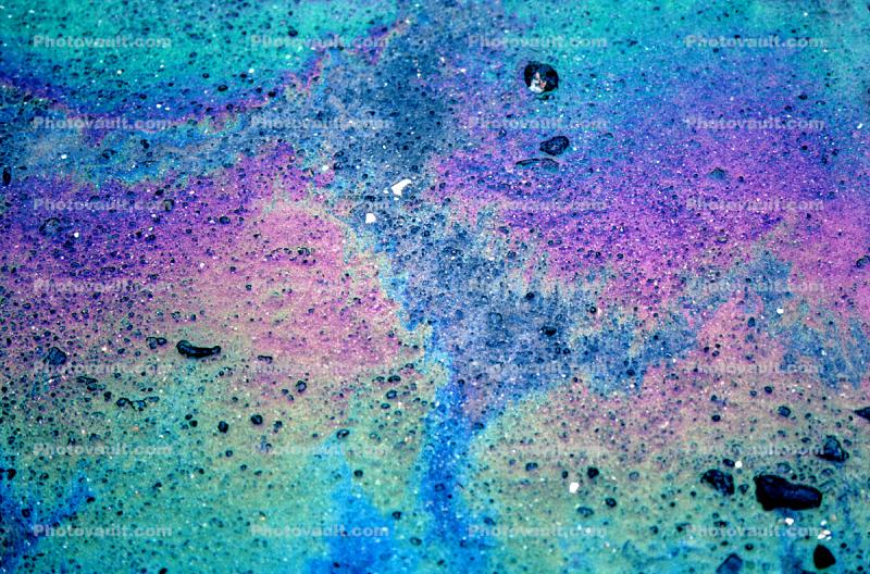 Oil on Water, Full Spectrum, Rainbow, Wet, Liquid, Water