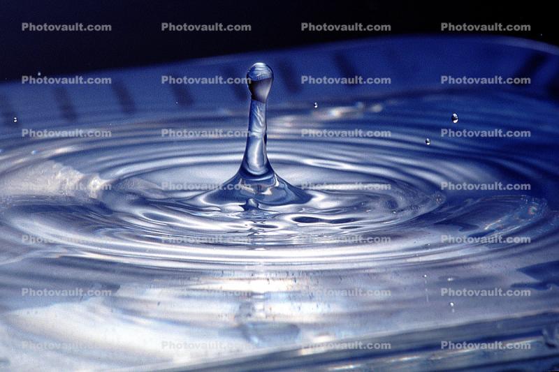 Water Drop, Concentric Rings, Droplet, Wet, Liquid Drip, Ripples, wave propogation, Wavelets