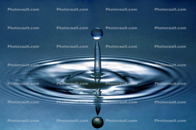Water Drop, Concentric Rings, Droplet, Wet, Liquid Drip, Ripples, wave propagation, Wavelets
