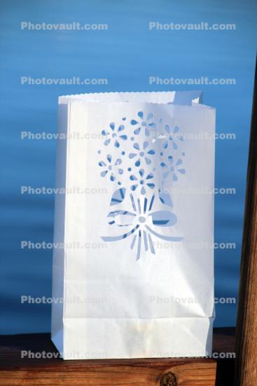 Beautiful cutout paper bag
