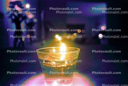 Floating Candle in water