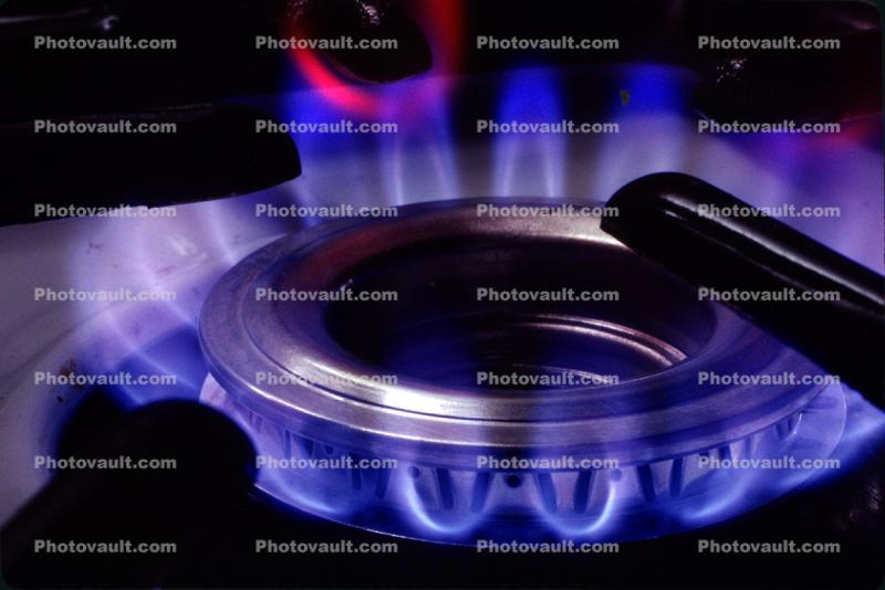 Natural Gas Blue Flame, Stove
