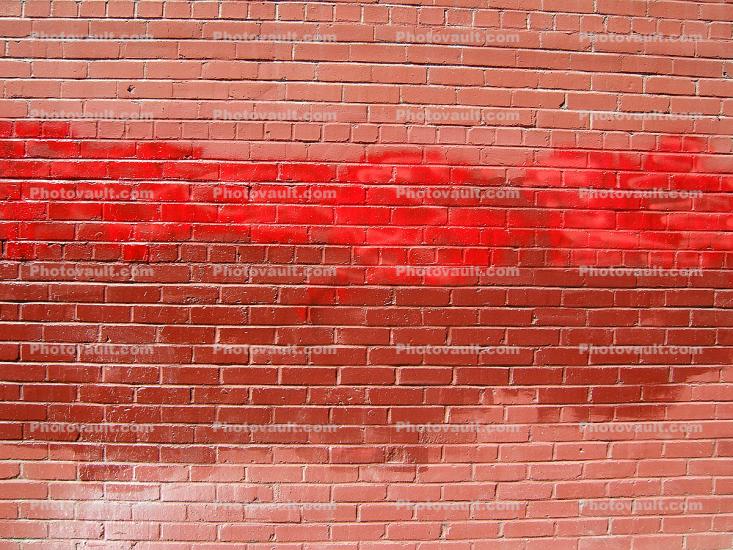 Brick Wall, spray paint
