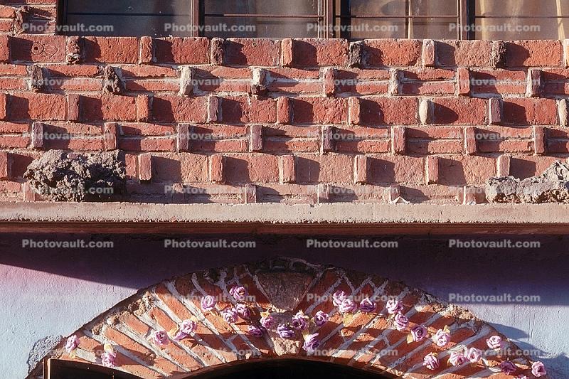 Ornate Brick wall, brickwork