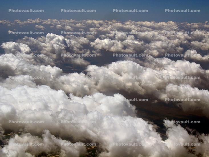 Cumulus Puffy Clouds, daytime, daylight