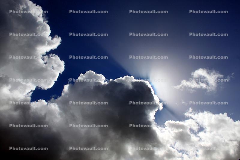Cold Clouds that produce Hail, Crepuscular rays, Spiritual Light, Sun Streamers, Spirit, Divine, Divinity, Heaven, sunbeams