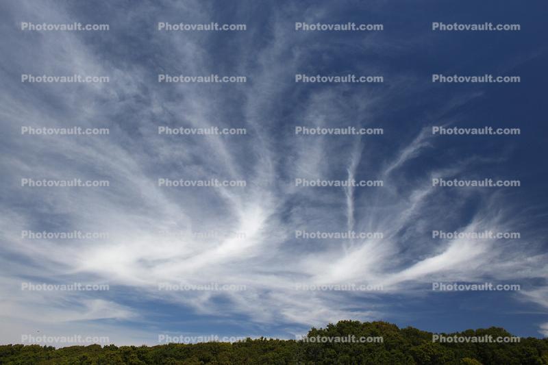 Cirrus Clouds, Bodega, Sonoma County, California