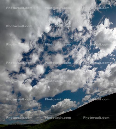 Cumulus Clouds, Puffy, Two-Rock, Sonoma County, California
