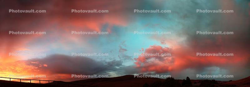 Sunset Clouds, Dramatic Glow