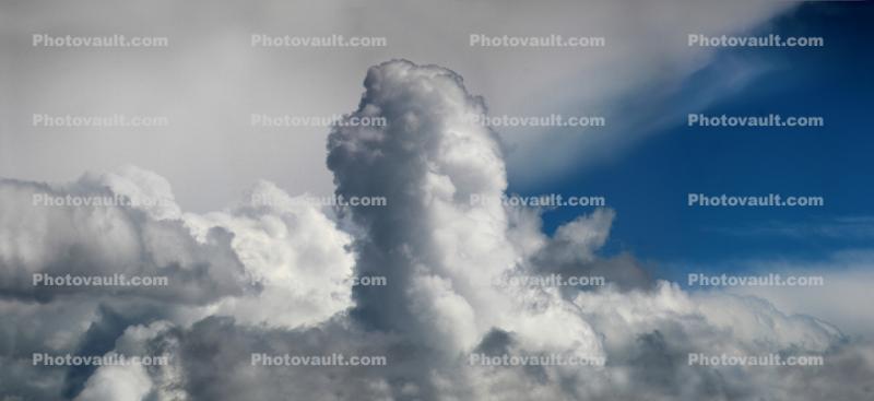 Towering into the sky cloud