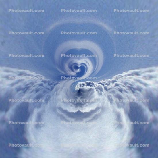 A Heart into the Cloud, abstract, Paintography, swirl, T-Shirt