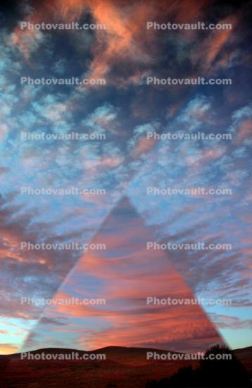 Mirror of Cloud, Sunset, dusk, evening