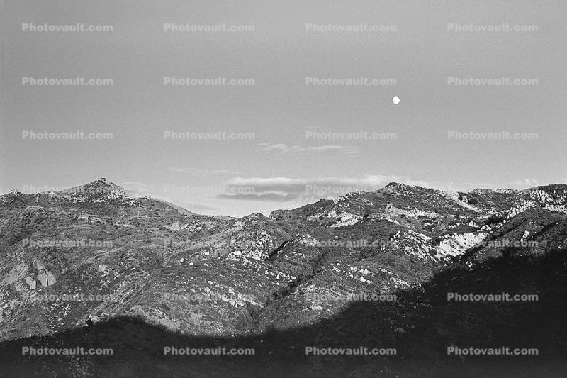 Santa Monica Mountains, 1971, Moon, 1970s