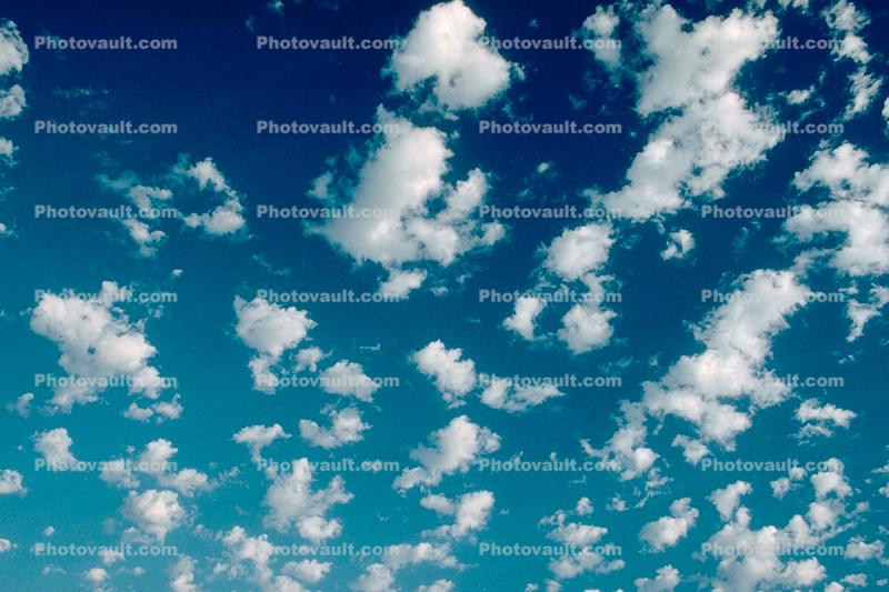 Altocumulus clouds, daytime, daylight