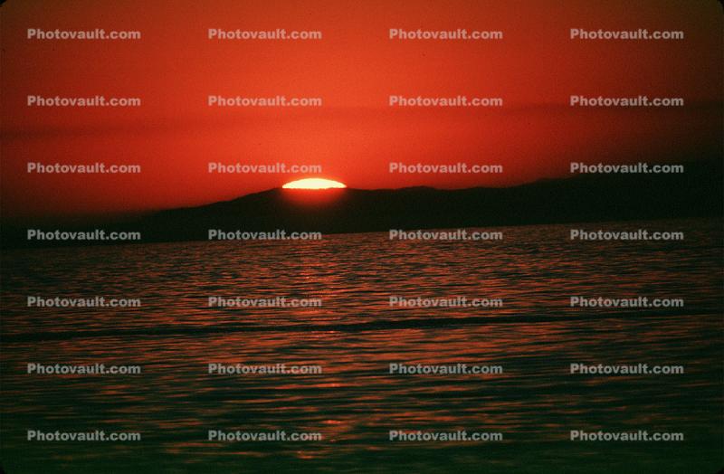 Sunset, Sunclipse, Sun Sliver, Ocean