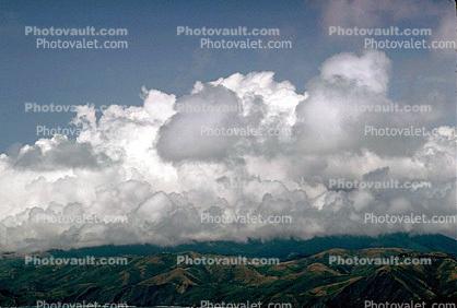 Cumulus Clouds, Mountain, daytime, daylight