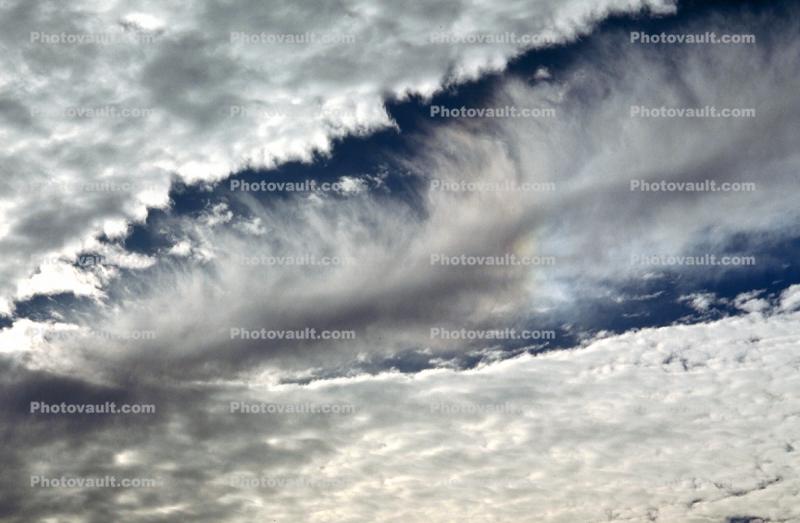 Hole Punch Cloud, fallstreak hole, unique, altocumulus clouds