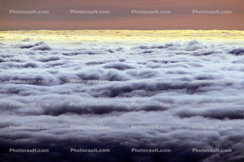 Sunset, Sunrise, Sunclipse, Sunsight, Fog over the Ocean, Marin County, California