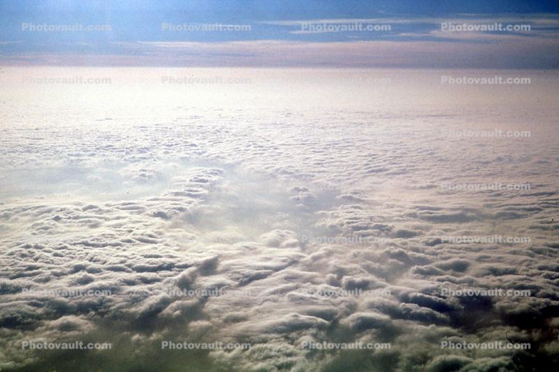 Fog Cover over the Ocean, daytime, daylight