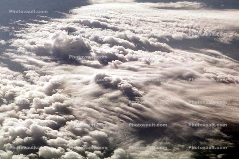 daytime, daylight, blanket of clouds fractals