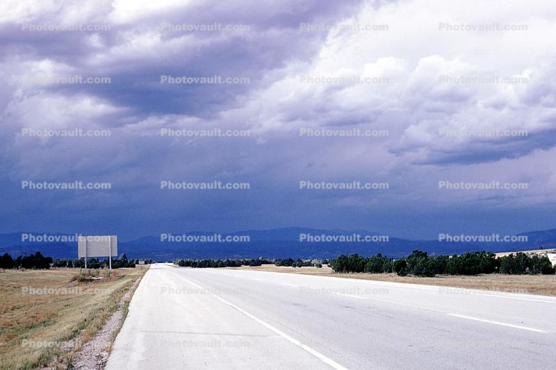 Nimbostratus, Rain Clouds, Highway, road