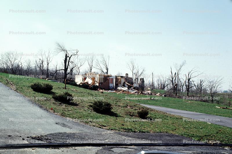 Tornado Damage, Homes, Houses, Buildings