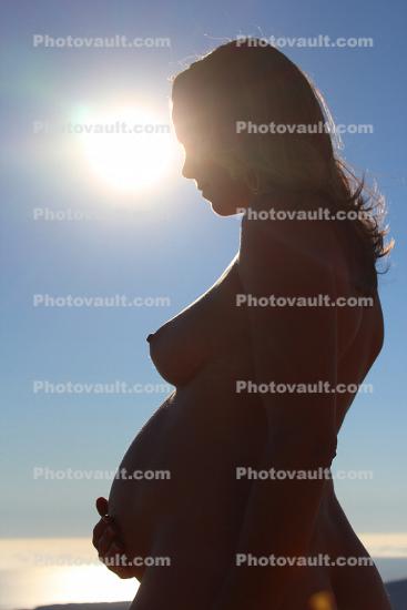 Woman close to giving Birth