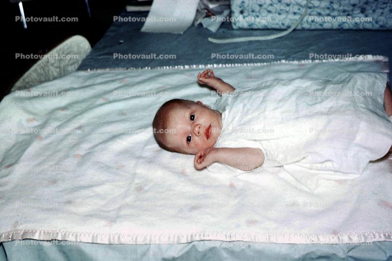Newborn, one day old, Baby, infant, 1950s