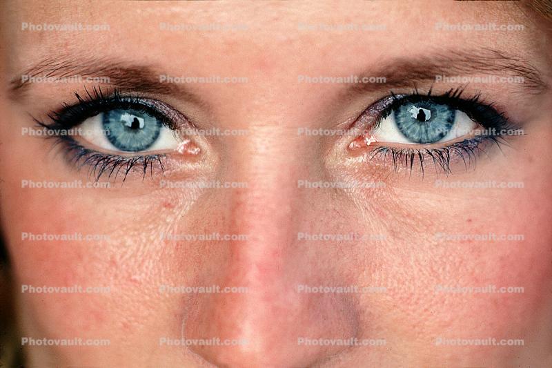 Eyeball, Iris, Lens, Pupil, Eyelash, Cornea, Sclera, skin, nose, Female, Woman