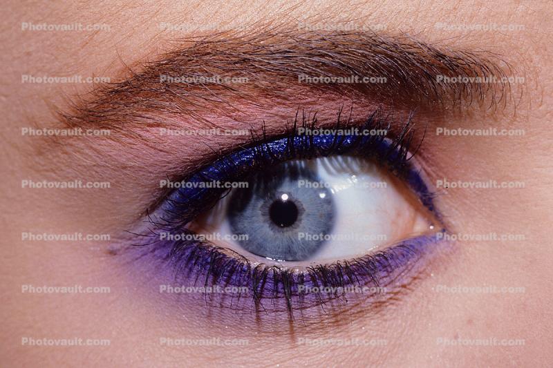 Woman, Female, Eyeball, Iris, Lens, Pupil, Cornea, Sclera, Eyelash, Eyebrow, skin