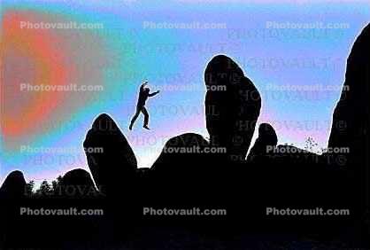 rock, stone, Boulder, jump