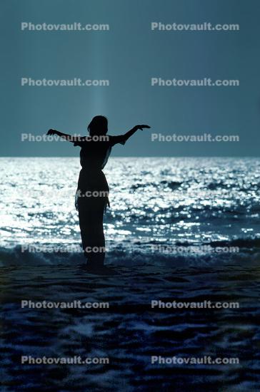 Gabrielle Roth Dance, Venice Beach, ocean, 1970s