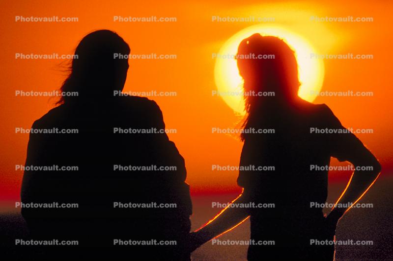 Man and Woman with the Sun