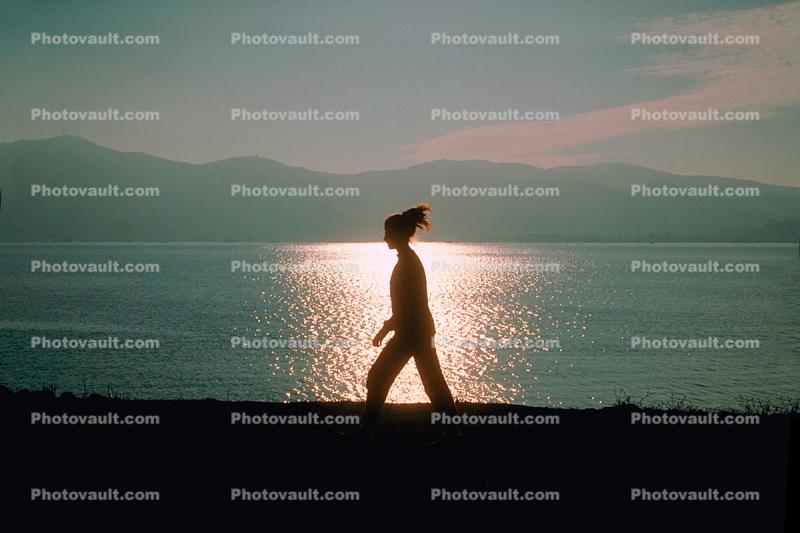 Woman Walking, Tiburon Linear Field