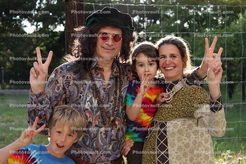 Hippy Family from Way Back