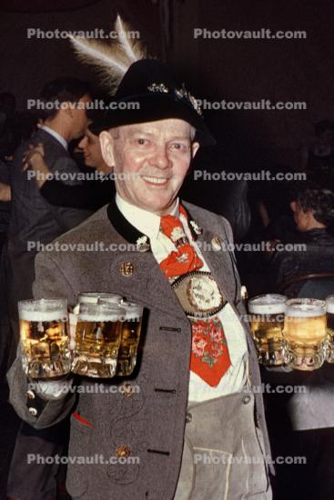 Beer, Oktoberfest, Lederhosen, 1950s