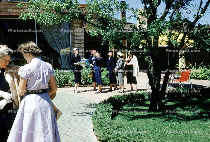 Formal Backyard Party, Summer, 1950s